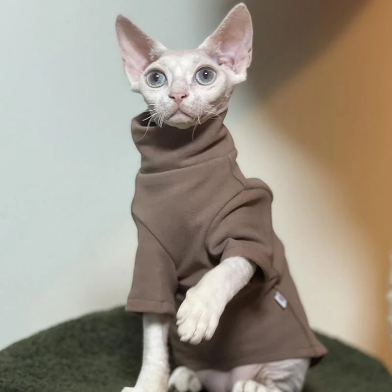 Hundemantel aus Sweatshirt-Stoff mit Taschen