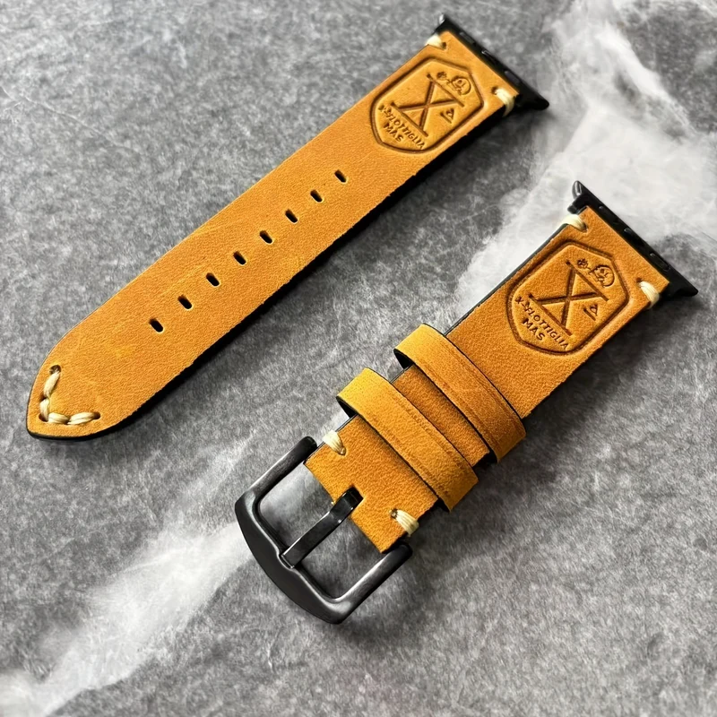 Vintage Uhrenarmband aus Rindsleder