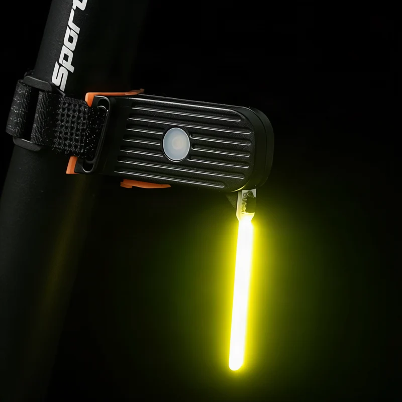 Fahrrad-Rücklicht mit Fließlicht-Effekt, USB-C
