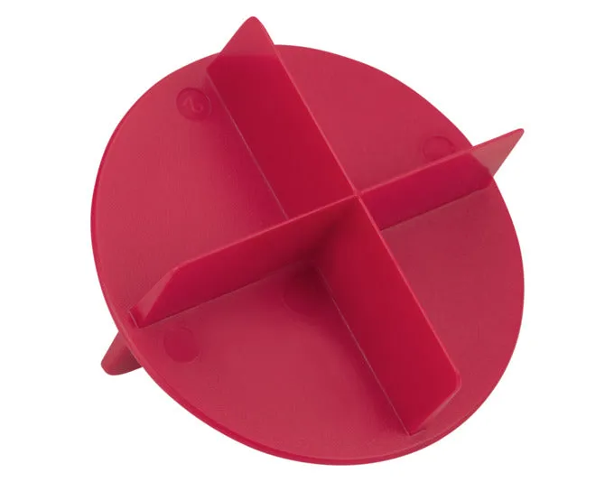 STÄDTER Brötchenstempel Laugenbrötchen ø 7.5x2 cm rot