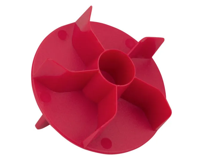 STÄDTER Brötchenstempel Salzsemmel ø 7.5x2 cm rot