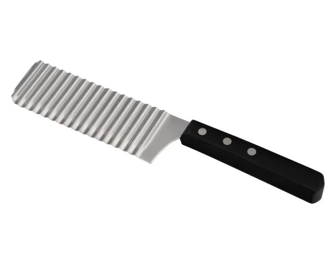STRONGHOLD Wellen-Dekor Messer Klinge 12.5 cm