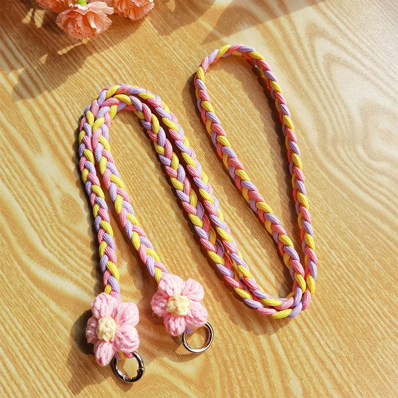 Gewebtes florales Muster Utility Lanyard Karnz