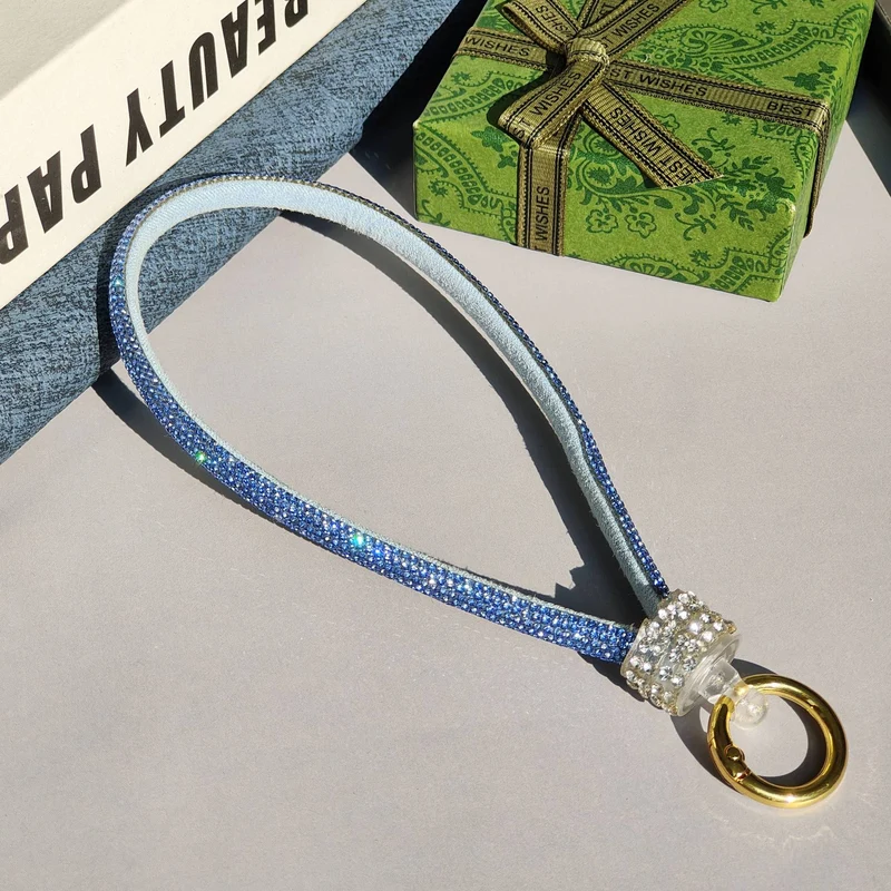 Glitzernder Strass-Handy-Lanyard Karnz