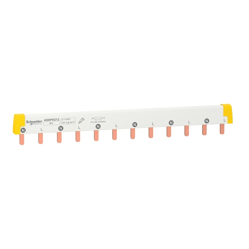 Schneider A9XPH212 Acti9 Comb Busbar 1L+N 12-Way 100A