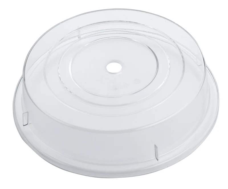 Cloche rund 26cm transparent mit Loch Teller 23.5 bis 25.9cm