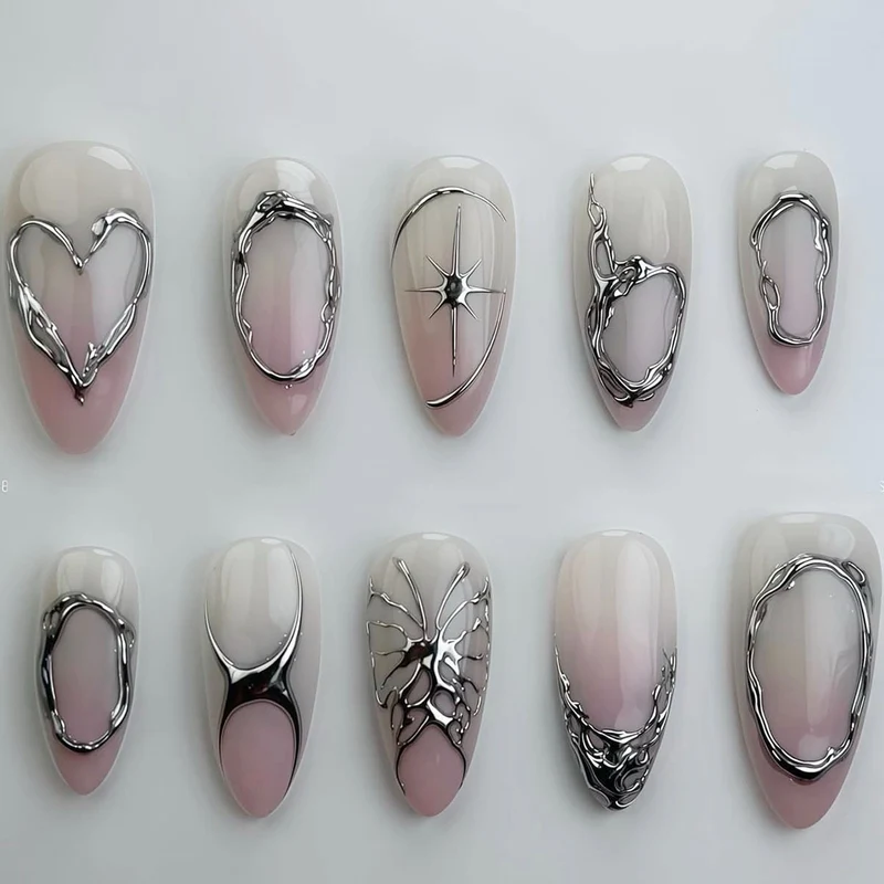 Elegantes Skulptiertes Nagelkunstset Karnz