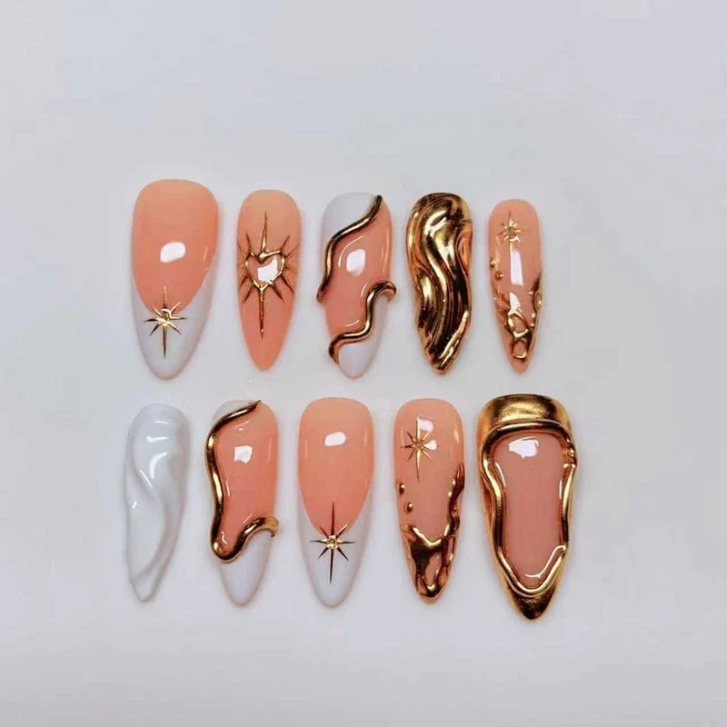 Elegante dekorative Nagelverstärkungen Karnz
