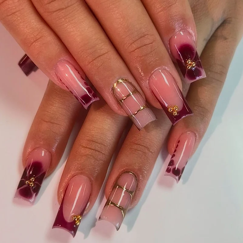 Elegante dekorative Gel-Nagelverstärkungen Karnz