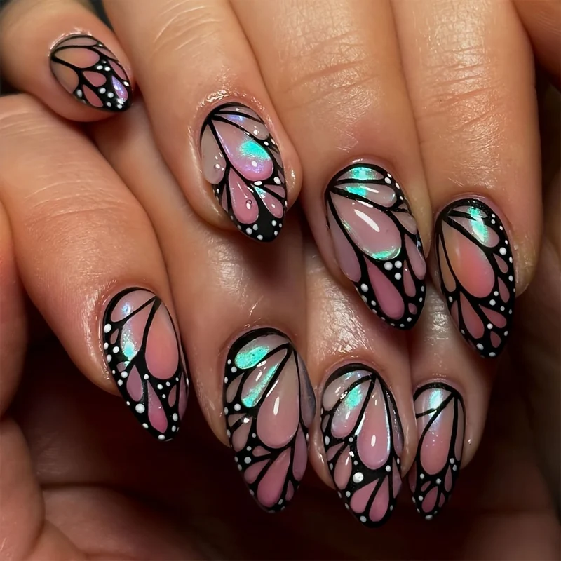 Künstlerische florale Nagelverlängerungen Karnz 1789447243