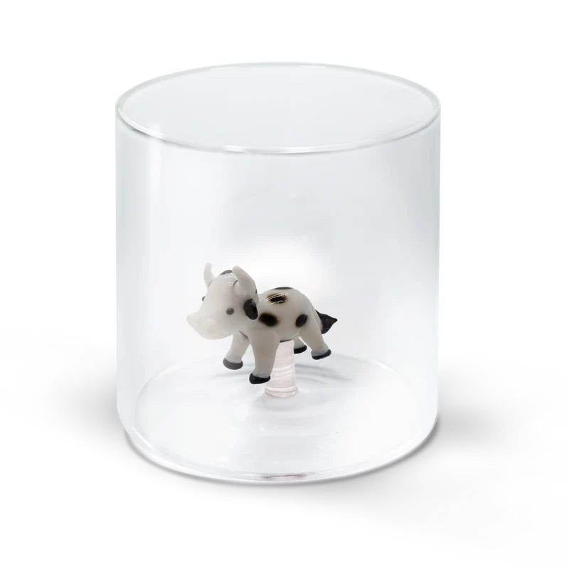 Glas aus Borosilikat 250ml Kuh
