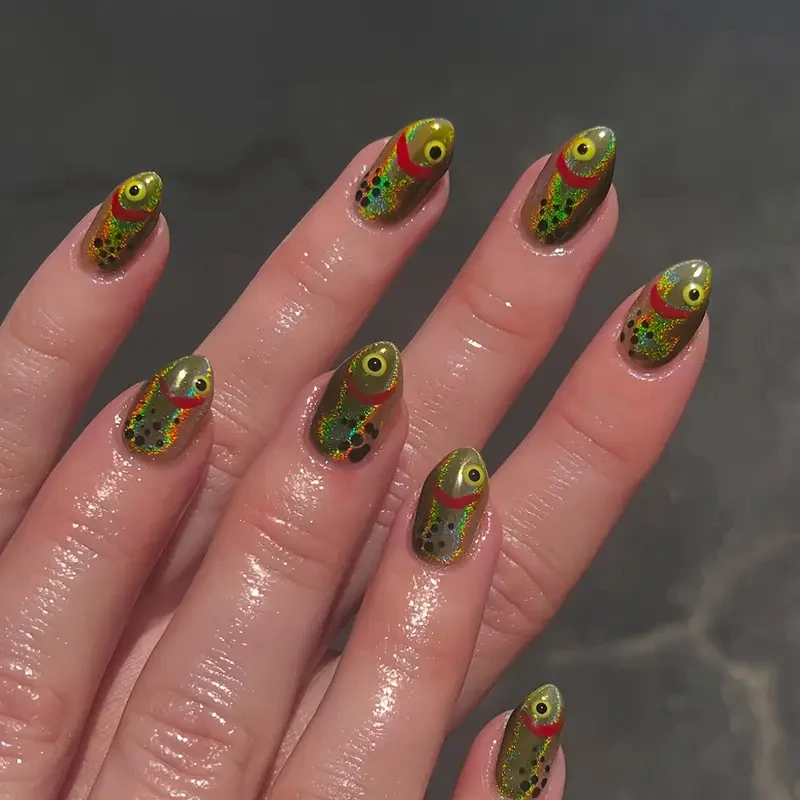 Kreatives Fische-Themen Nagelkunst Set Karnz