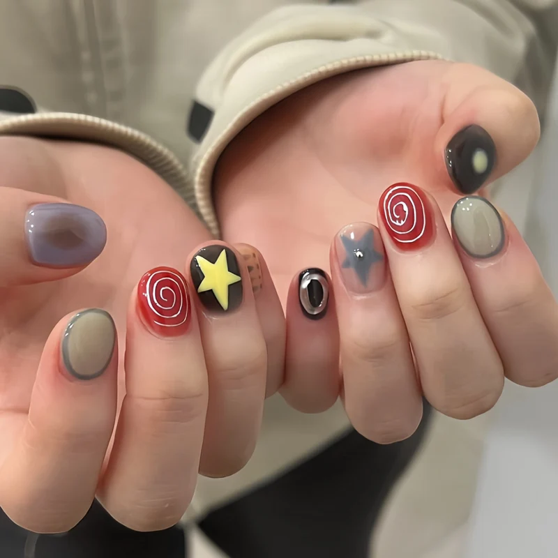 Künstlerische Vielfalt Nagelkunst Set Karnz
