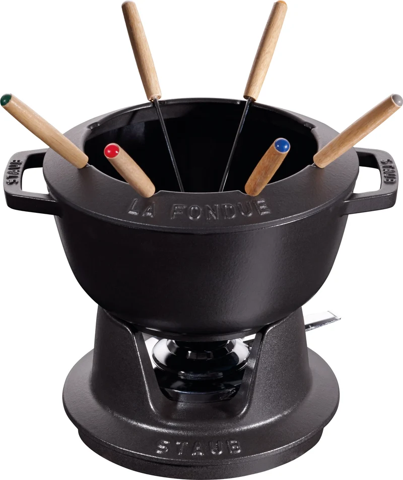 Fondue Set mit 2 Griffen 20 cm