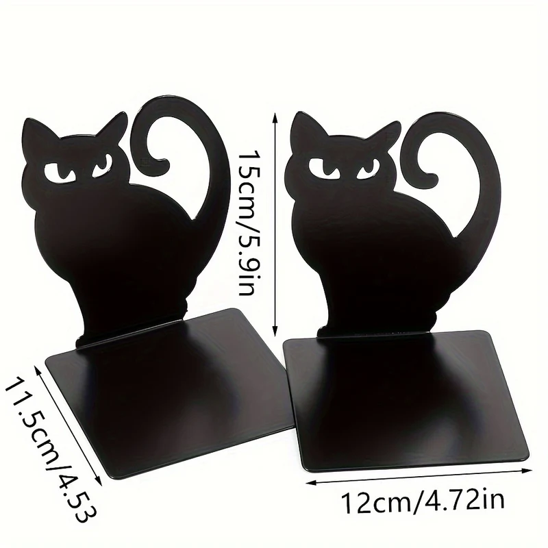 Dekorative Katzenbuchstützen