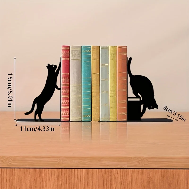 Katzen-Themen Dekorative Buchstützen