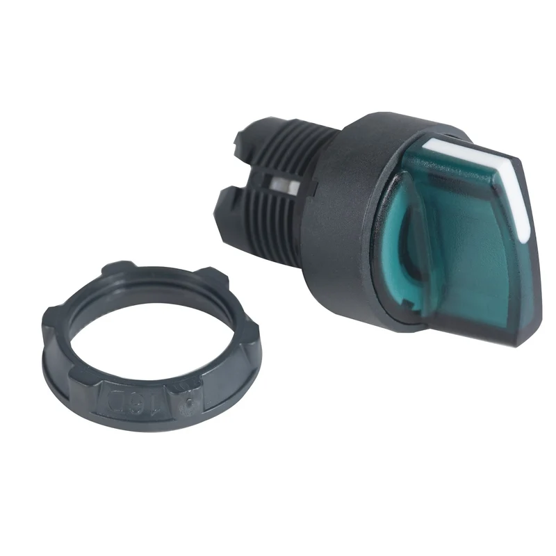 Schneider ZB5AK1233 Harmony XB5 Green Illuminated Selector Switch Head 22mm