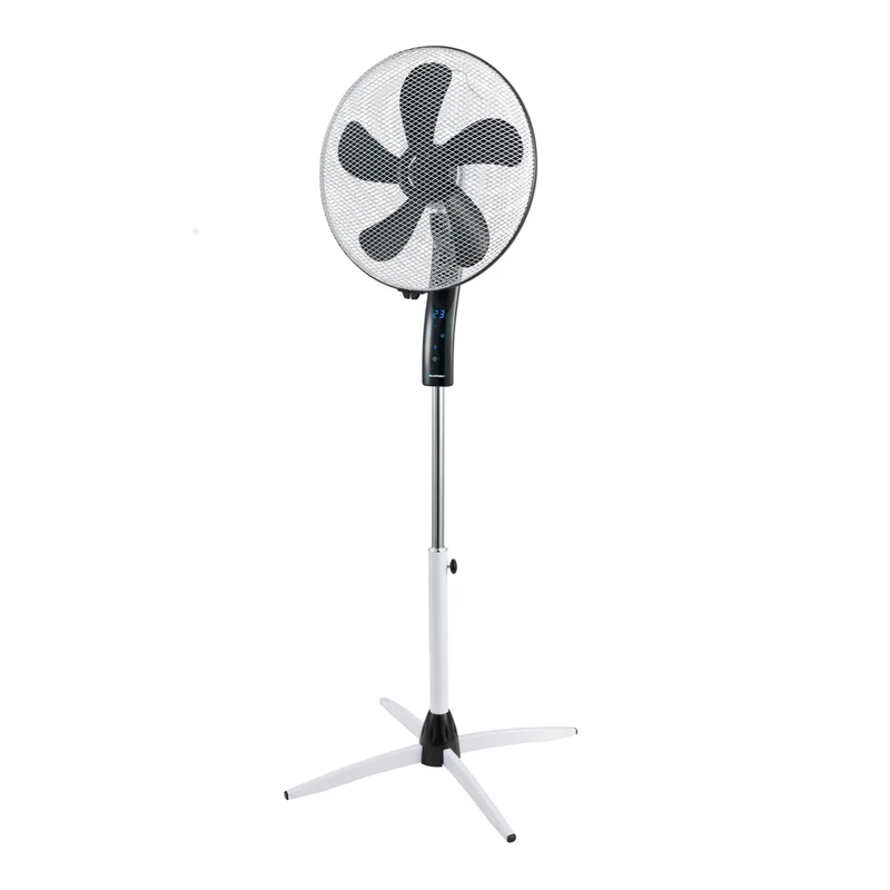 Stehender Lüfter mit Display Ventilator 40 cm Durchmesser, Standventilator 3 Geschwindigkeitsstufen Timer Fernbedienung Leistung 55W