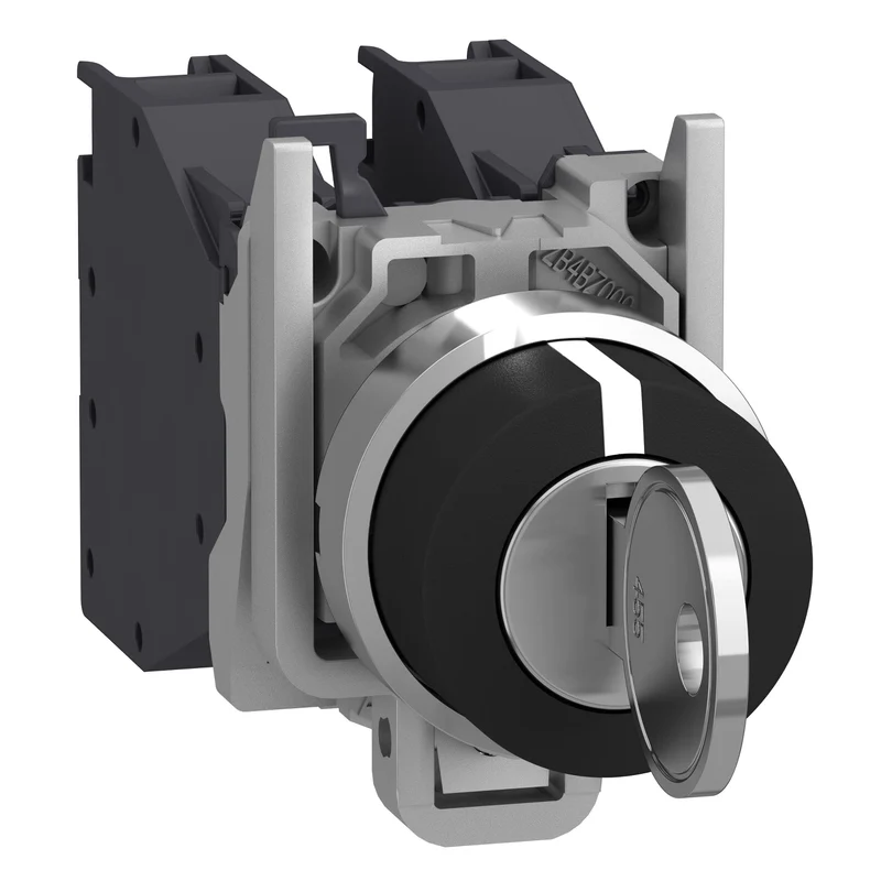 Schneider XB4BG03 Harmony XB4 Black Selector Switch 3-Pos 2NO 600V 22mm