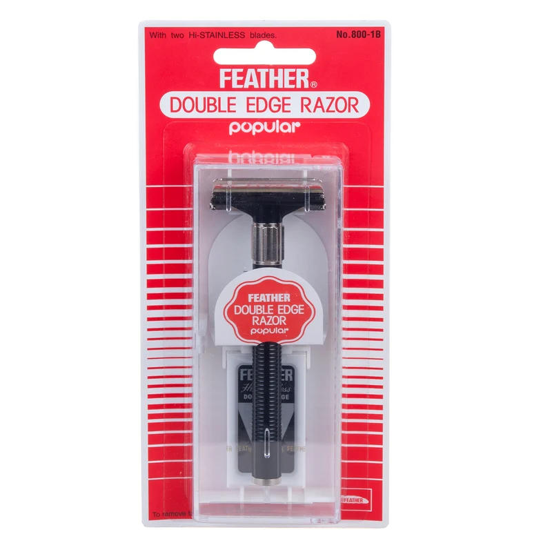 FEATHER Rasierklingen-Rasierer 800-1B traditionelle Rasur