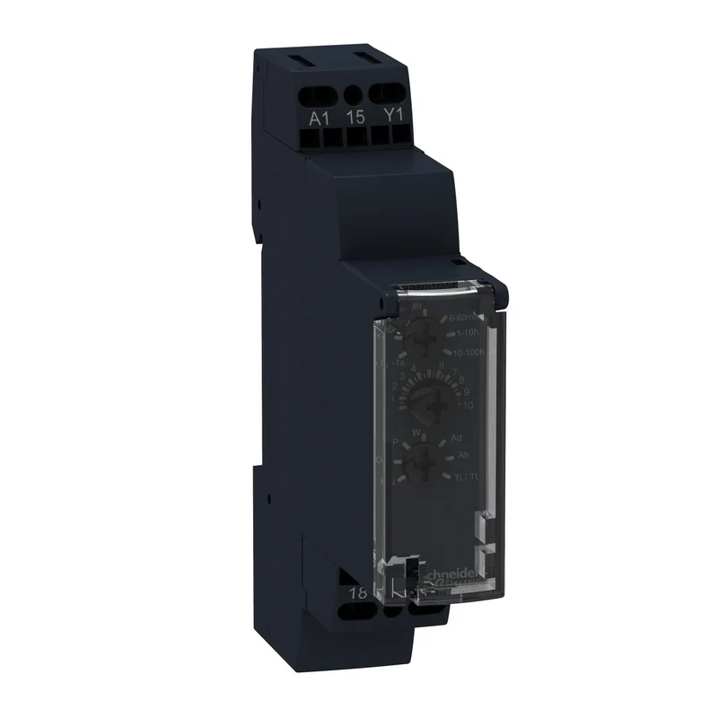 Schneider RE17RMXMU Harmony Modular Timing Relay 8A 1CO multifunction 24V-240V