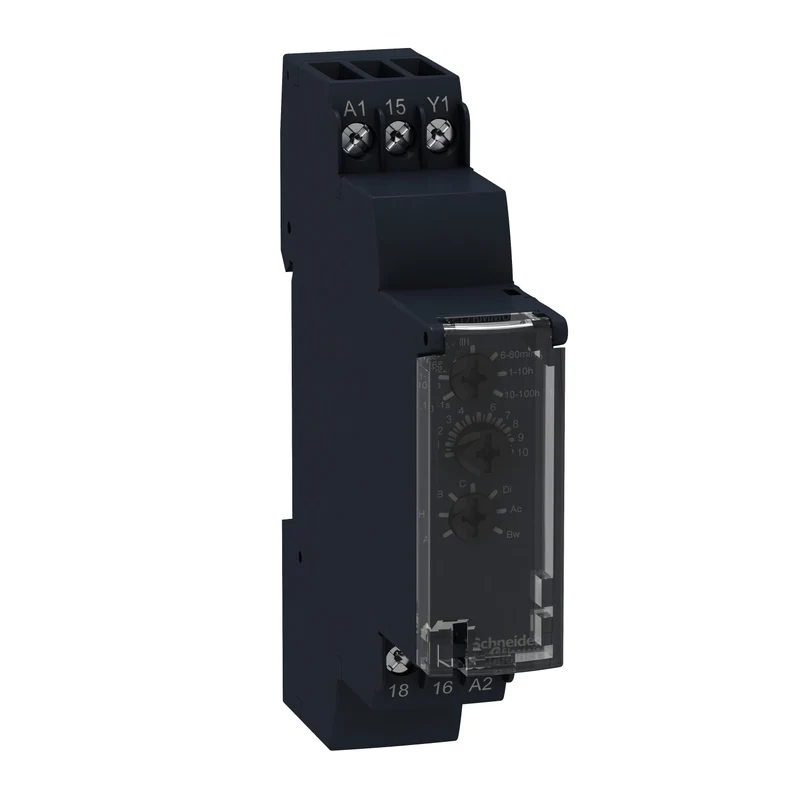 Schneider RE17RMMU Harmony Modular Timing Relay 8A 1CO multifunction 24V-240V