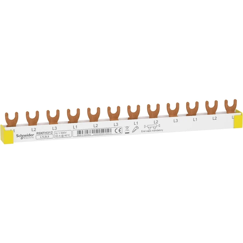 Schneider R9XFH312 Resi9 Comb Busbar 3 L 12 Modules 63A 18mm