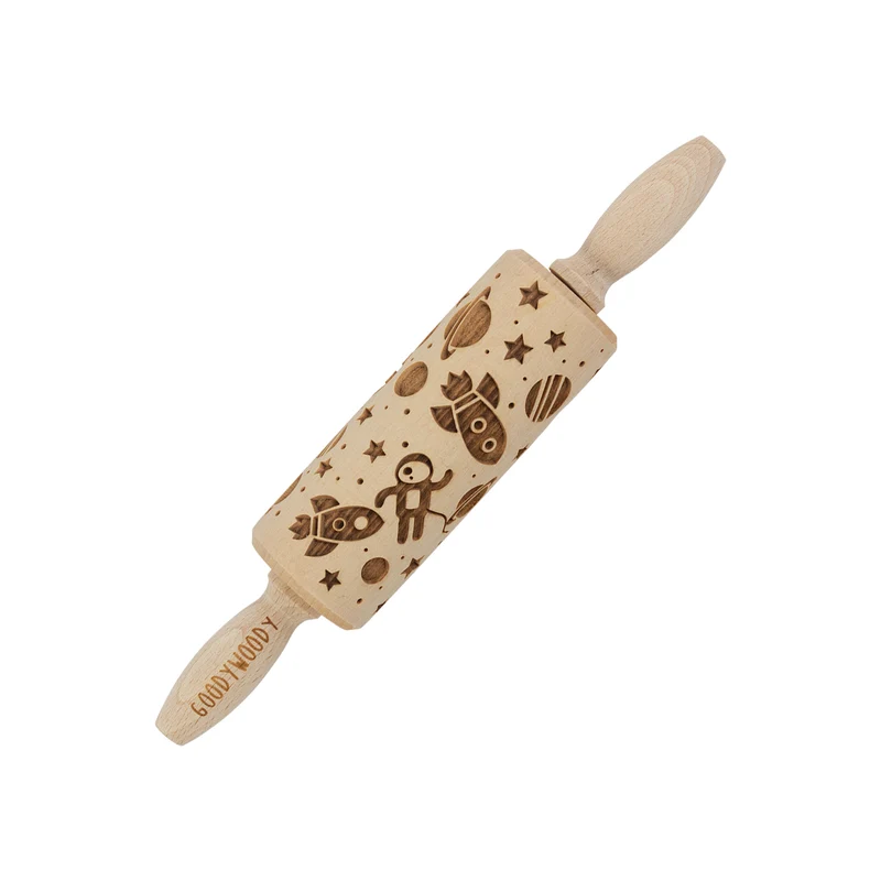 Goody Woody Tortenheber mit Gravur, 23,5 cm, Buchenholz, Kosmos-Design