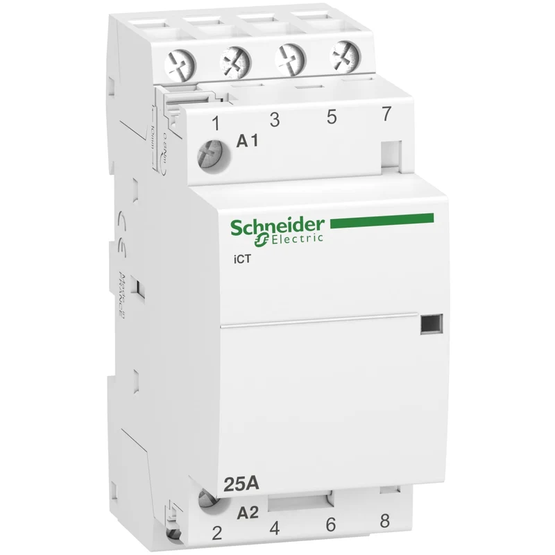 Schneider A9C20834 Acti9 iCT Contactor 4P 2NO 25A 220-240V AC