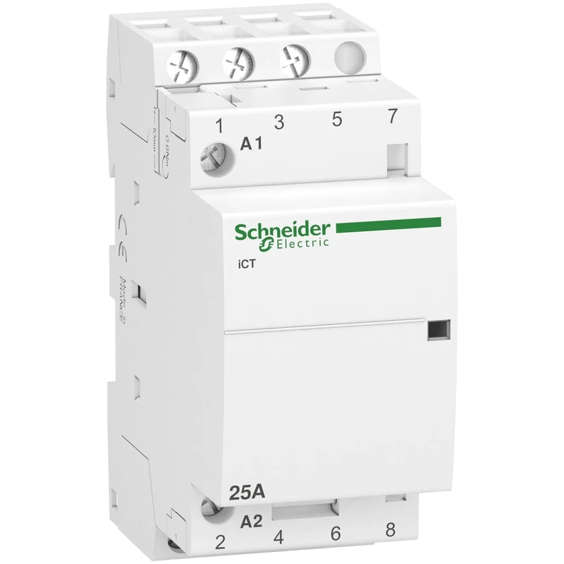Schneider A9C20833 Acti9 iCT Contactor 3P 3NO 25A 220-240V AC