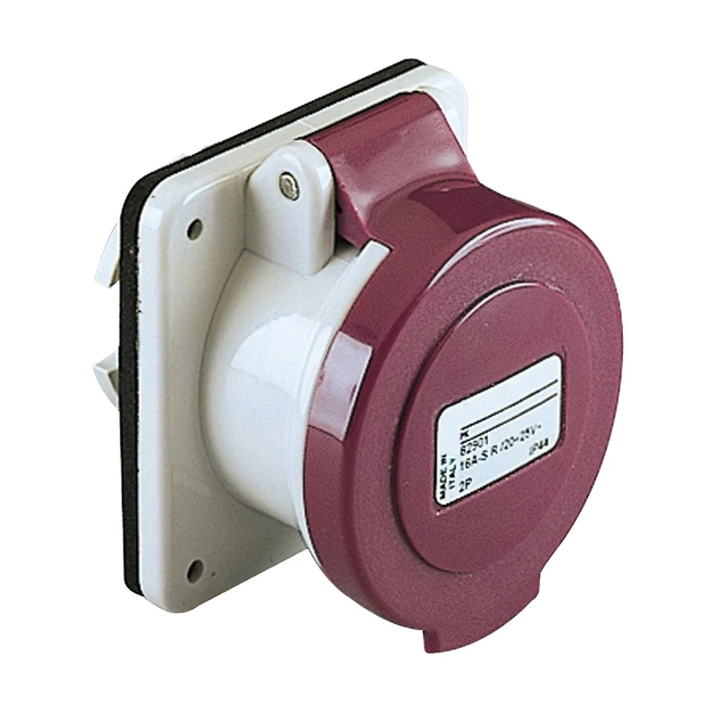 Schneider 82901 PratiKa industrial socket - 16 A - 2P - 20...25 V AC - IP44