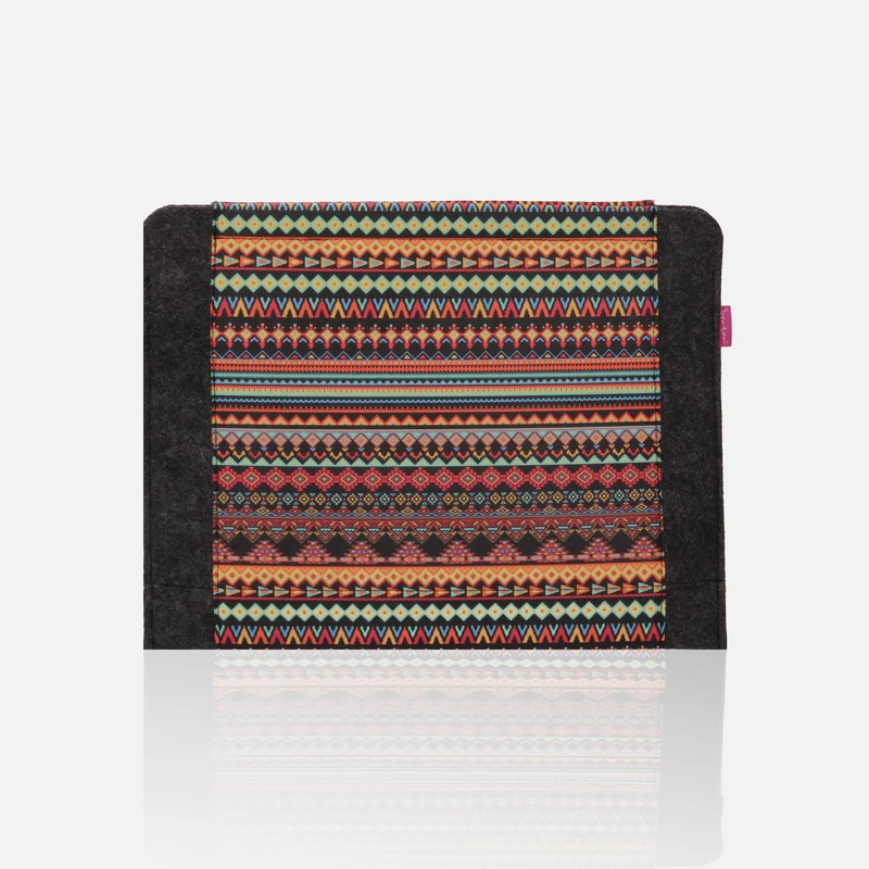 Laptop Sleeve Tasche für Notebook Notebookhülle Notebooktasche Filzhülle Filztasche 13" Aztec