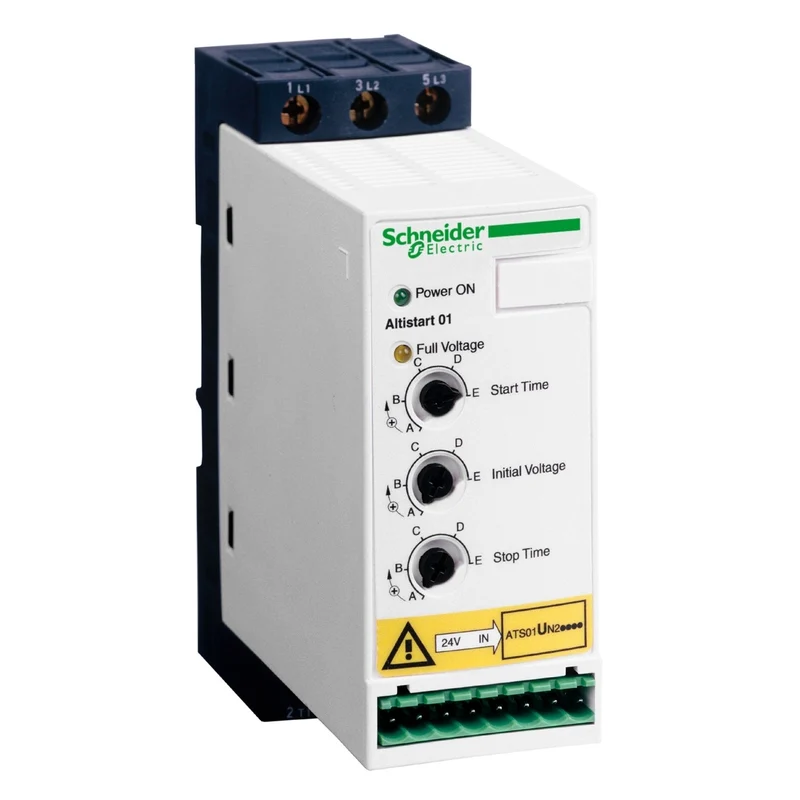 Schneider ATS01N212QN Altistart 01 Soft Starter 12A 380-415V 5.5kW DIN Rail