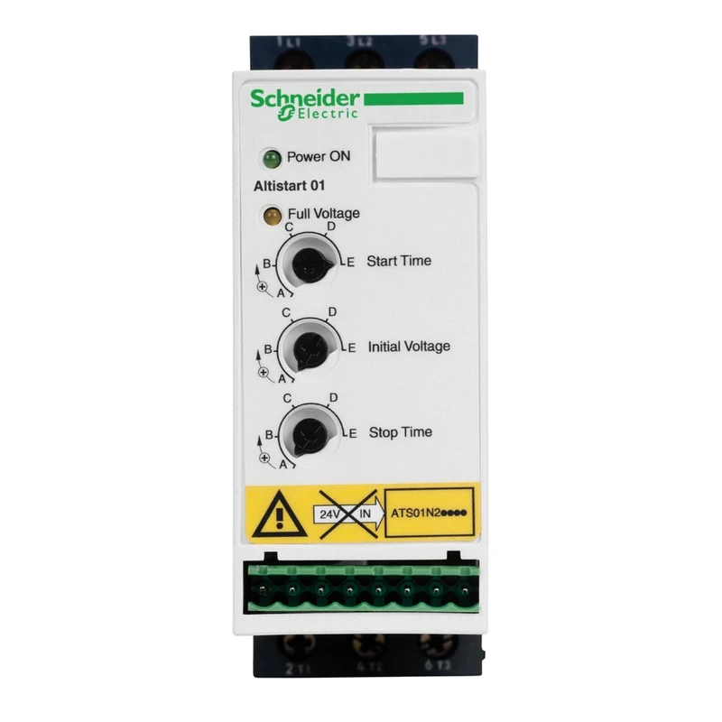 Schneider ATS01N206QN Altistart 01 Soft Starter 6A 380-415V 3kW DIN Rail