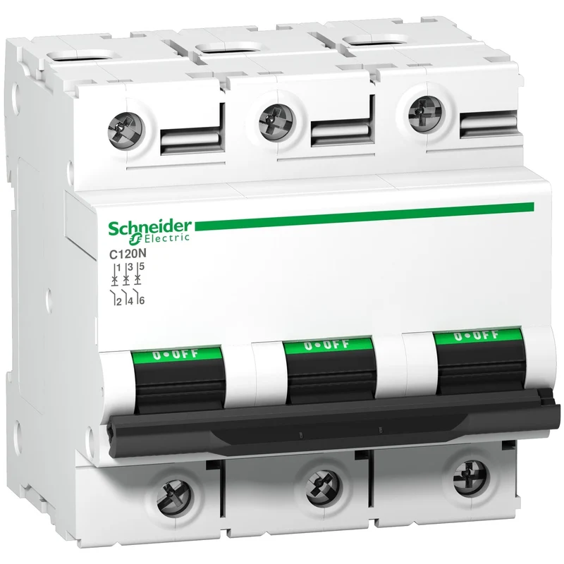 Schneider A9N18367 Acti9 C120N MCB 3P C 100A 10kA