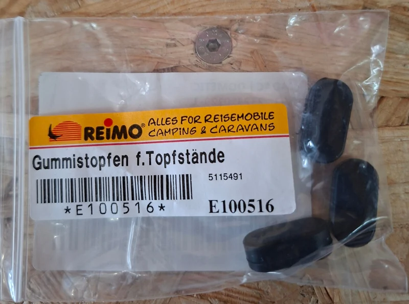 Gummistopfen für Topfständer Grillo Chef 2 – 3er Set