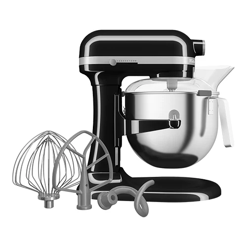 Planetarni namizni mešalnik z dvižno posodo, črn | KitchenAid K7 | 6.6 L | 325 W