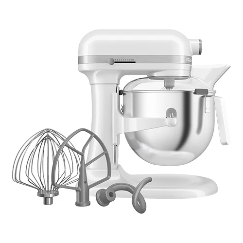 Planetarni mešalnik z dvižno posodo, bel | KitchenAid K7 | 6.6 L | 325 W