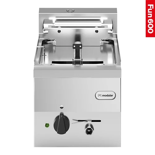 Električna namizna friteza 10L | Modular Fun 600 | 9,000 W | Nerjavno jeklo 18/10