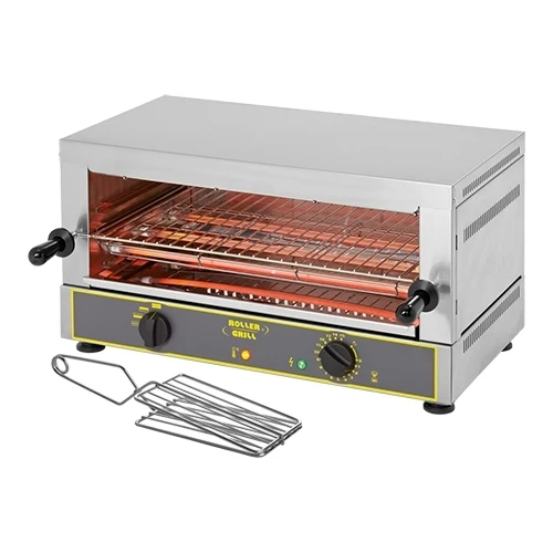 Enonivojski kvarčni toaster žar | Roller Grill | 6 kvarčnih žarnic, 2700 W | Delovna površina 53 x 32,5 cm