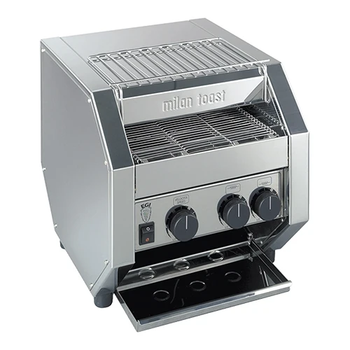 MilanToast tračni toaster | 700 rezin na uro | Nerjavno jeklo | 2100 W