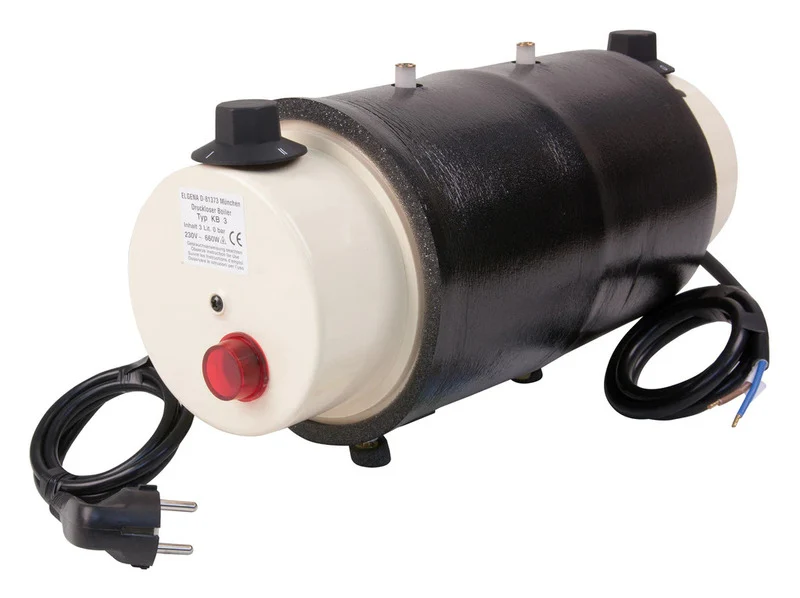 Elgena KB 3 Kombi Boiler 3L, 230V/12V, 230V/660W, 12V/200W - Boiler / Heisswasser / Wärmetauscher / Warmwasserbereiter / Warmwassererhitzer / Durchlauferhitzer