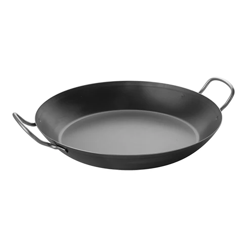 Ponev za paello z ročajem iz nerjavnega jekla | de Buyer La Lyonnaise | Štancano jeklo | Ø34 cm