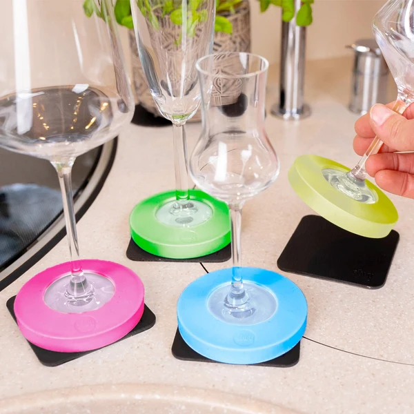 Magnet-Kondom für Stielgläser - 6er Set