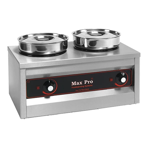 Grelnik hrane iz nerjavnega jekla z 2 predelkoma | Max Pro | 2 x 4 L | 500 W | 30-90°C