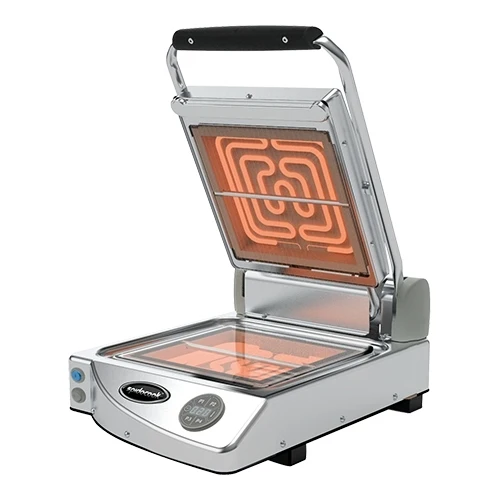 Programabilni kontaktni žar z gladkimi ploščami | SpidoCook Spidoglass | Digitalno upravljanje | Steklokeramične plošče | 1,500 W
