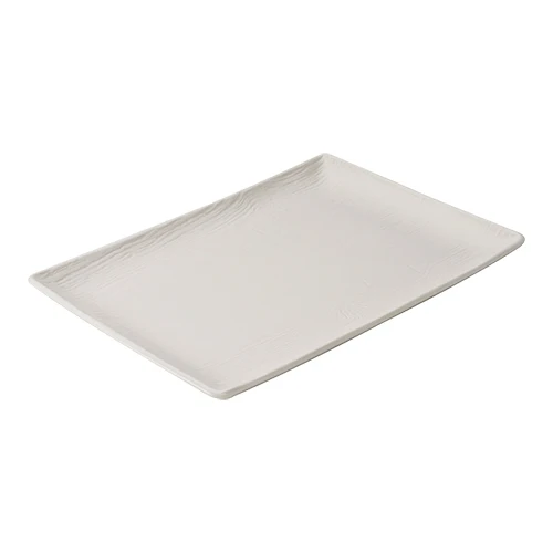 Pravokoten porcelanast krožnik z naravnim videzom | Revol | Decor | 32 x 23 x H2.4 cm