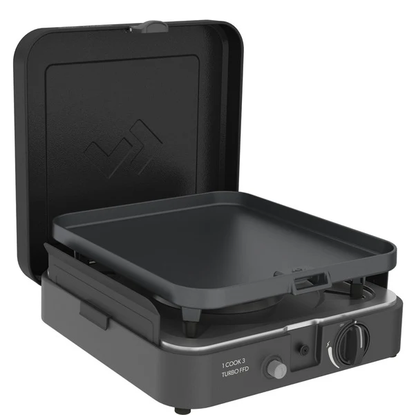 1 Cook Turbo FFS Stove & 1 Cook Turbo FFD Flat Grill Plate (50mbar)