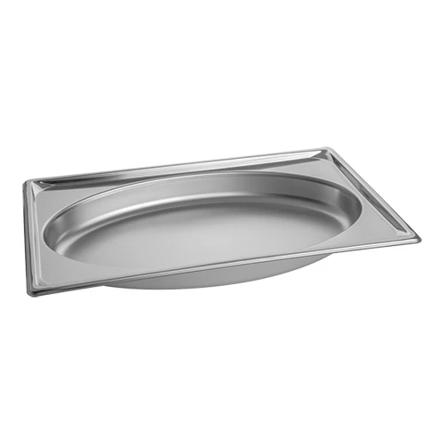 GN 1/1 gastronormska posoda iz nerjavnega jekla | Vollrath ovalna oblika | globina 65 mm | 4,6 l