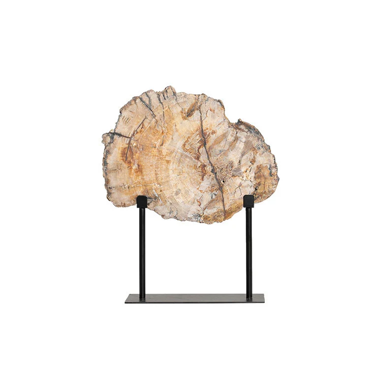 Natürliche Holzscheibe Dekorative Skulptur